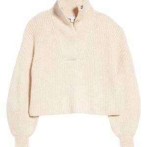 topshop stand collar sweater